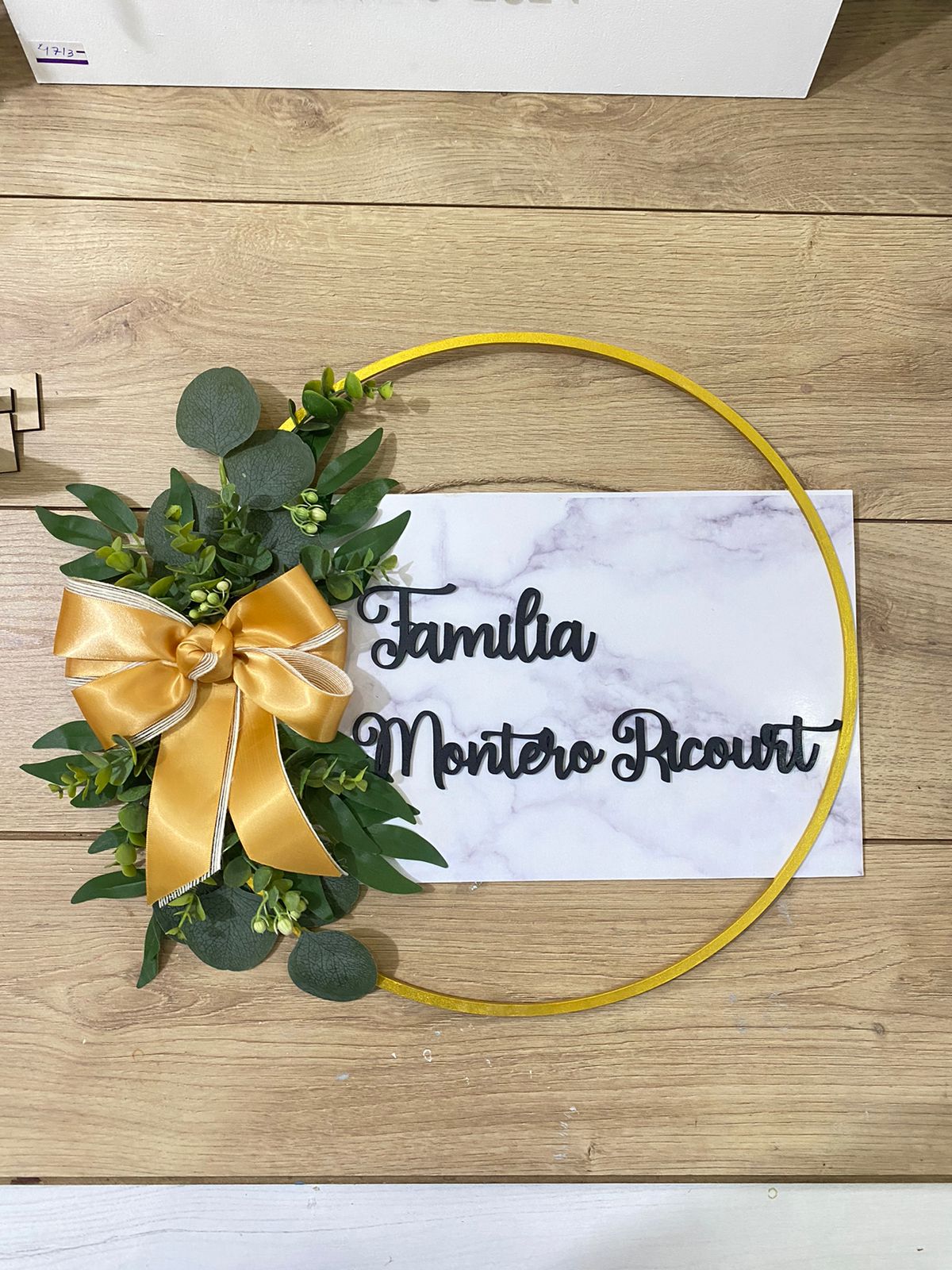 Yellow Welcome Home Hanger