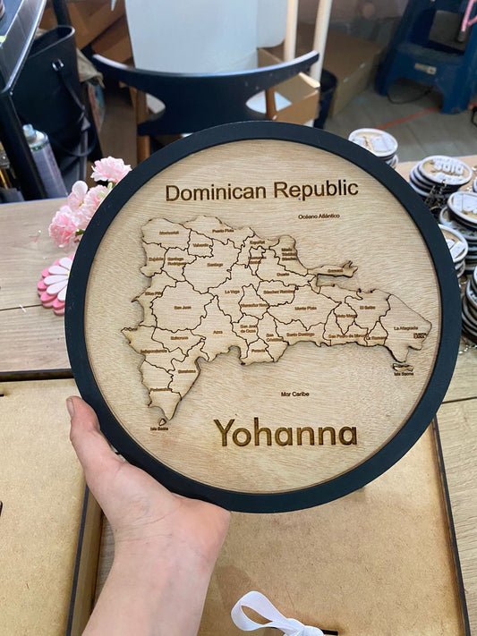 Mapa Republica dominicana