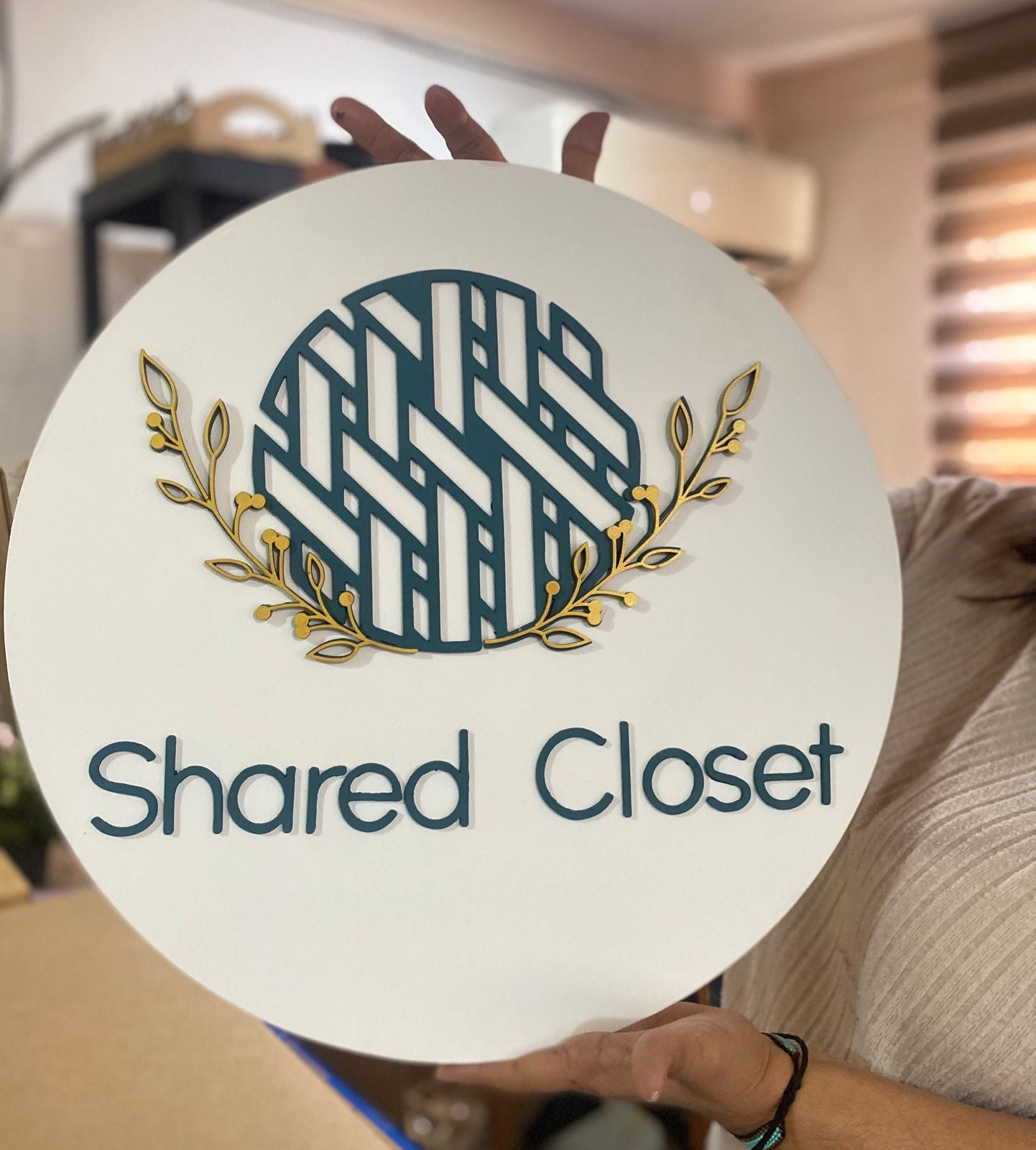 door hangers for business Shared closet brand