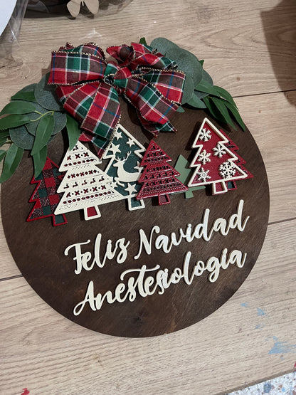 Colgante navidad personalizado