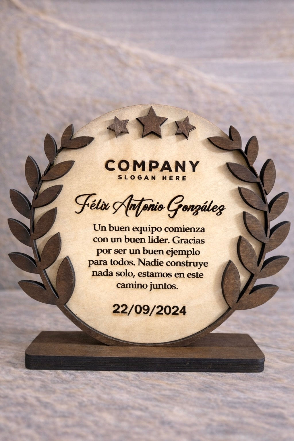 Souvenir para premiacion corporativa