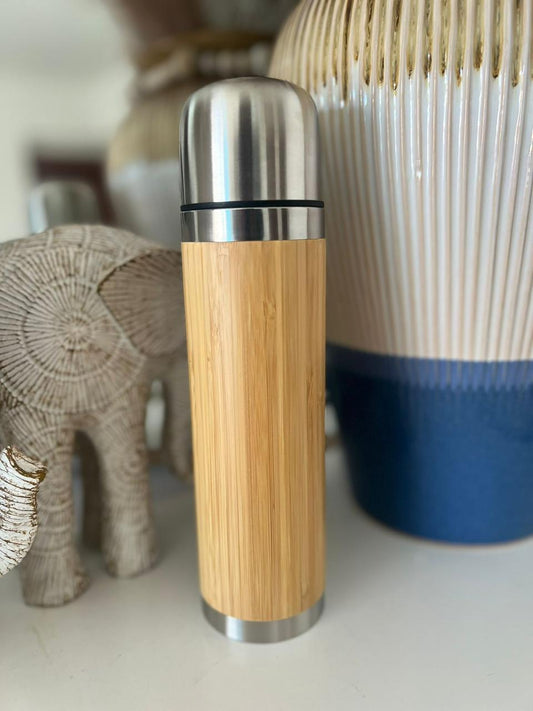 Termo personalizado grabado madera
