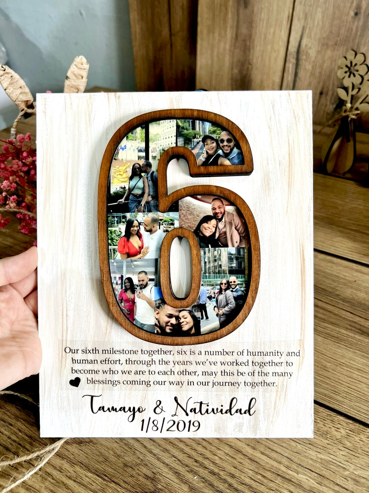 Aniversario regalo personalizado boda