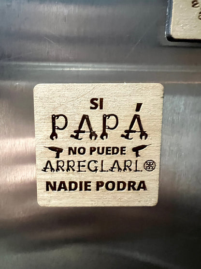 Magneto de Nevera personalizado de madera para regalo