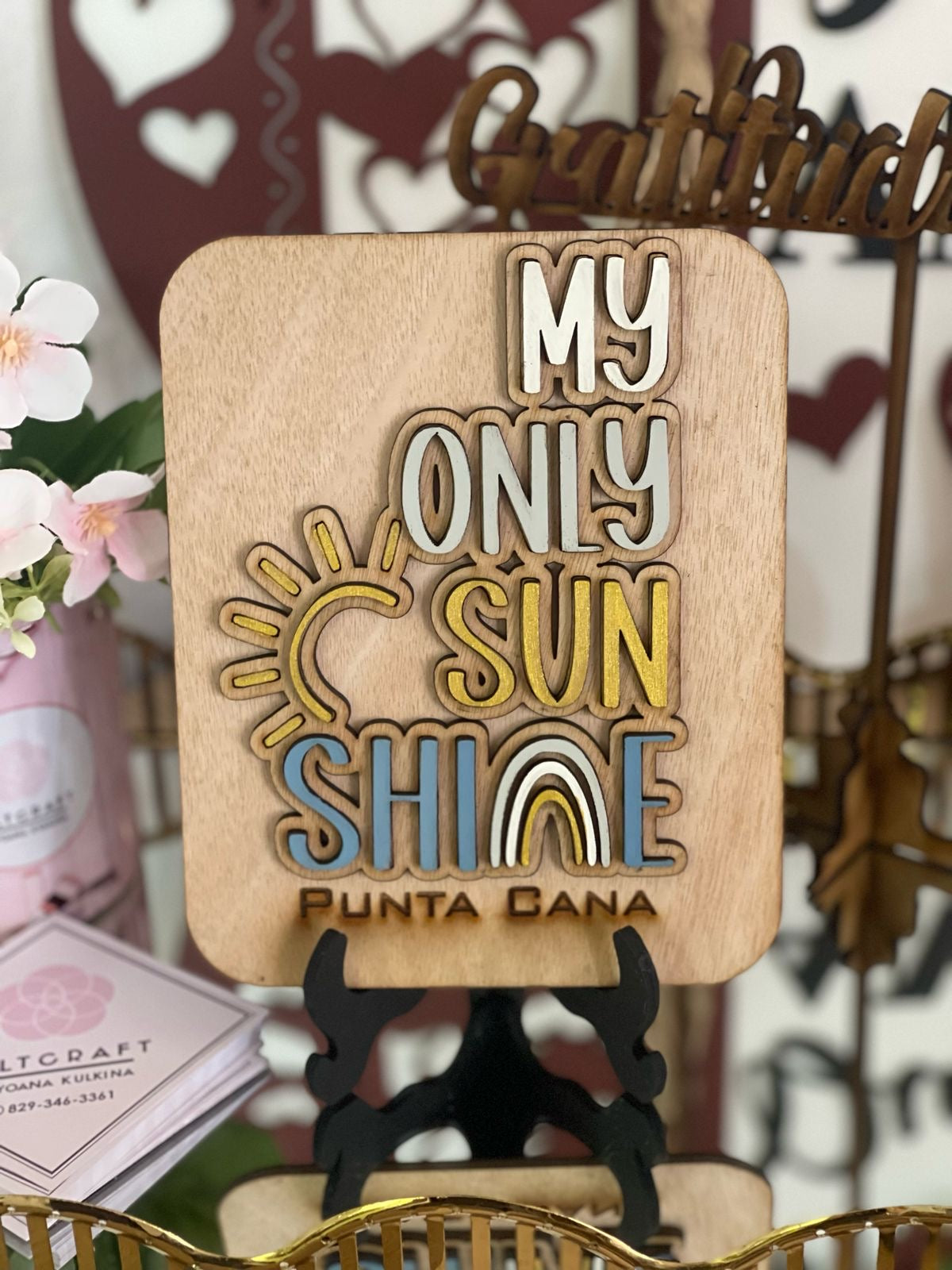 Big Punta Cana Gift Square Hanger You Are My Sunshine