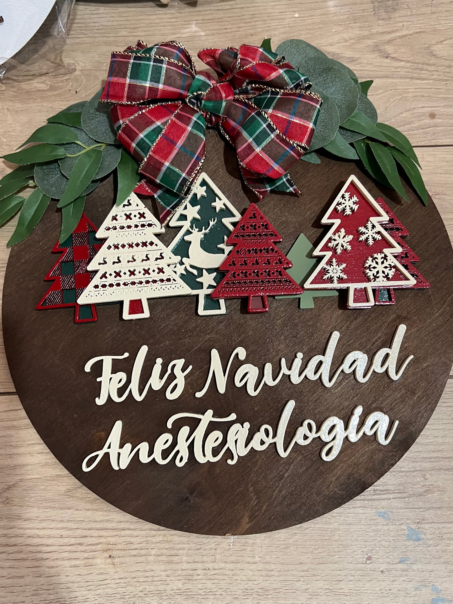 Colgante navidad personalizado