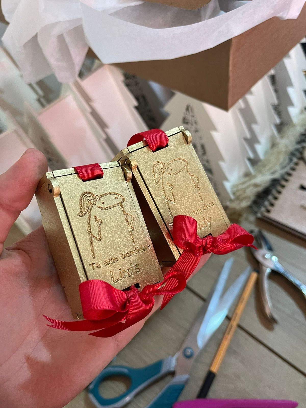 Tiny Wooden Gift Box