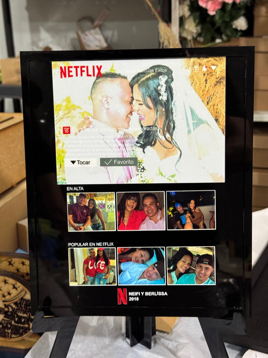 Netflix porta retrato personalizado