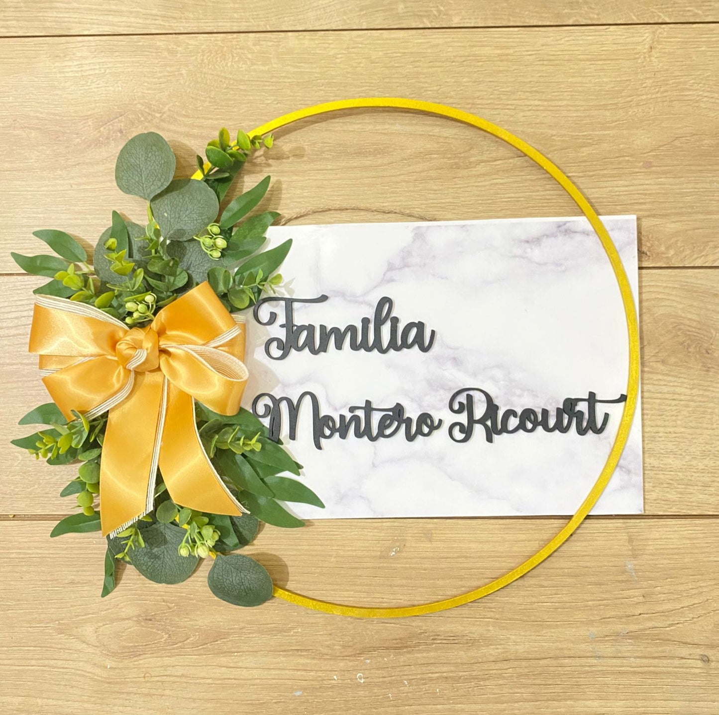 Yellow Welcome Home Hanger