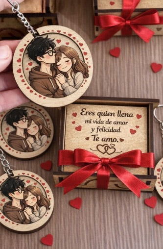 Cajitas de regalo enamorados
