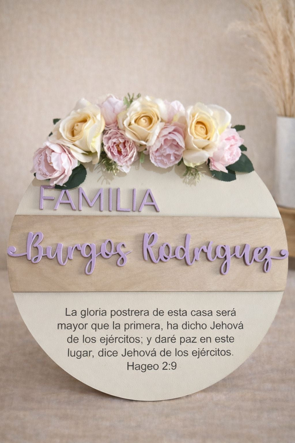 Colgante para puerta de casa