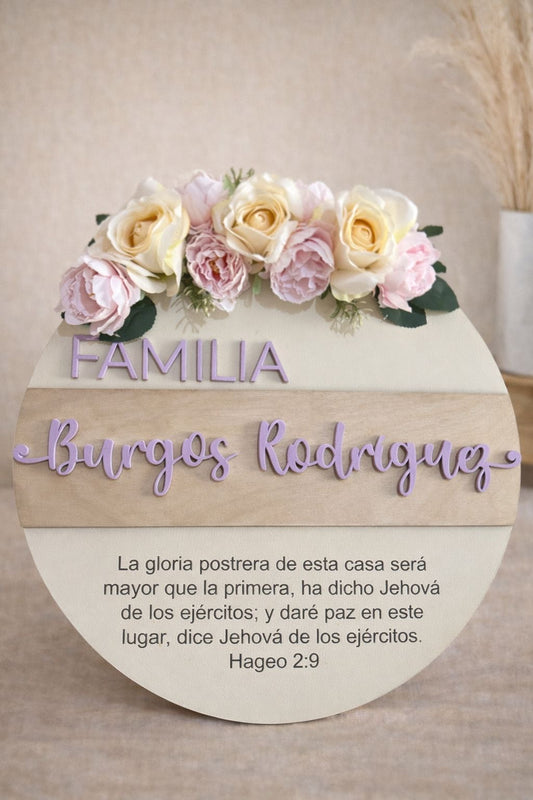 Colgante para puerta de casa