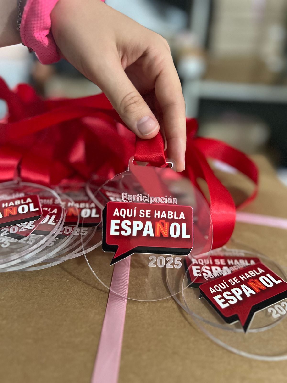 Medallas personalizadas en acrilico