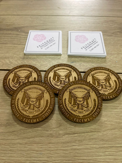 Souvenir de cajitas con medalla para el ejército personalizados en Santo Domingo