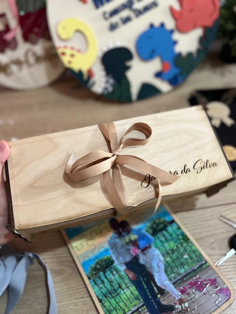 Caja personalizada en madera