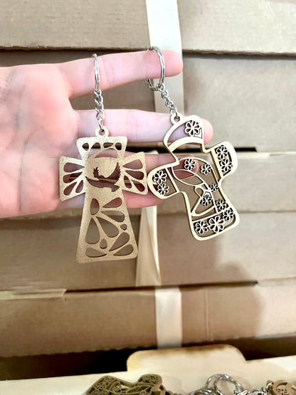 Llaveros personalizados en madera