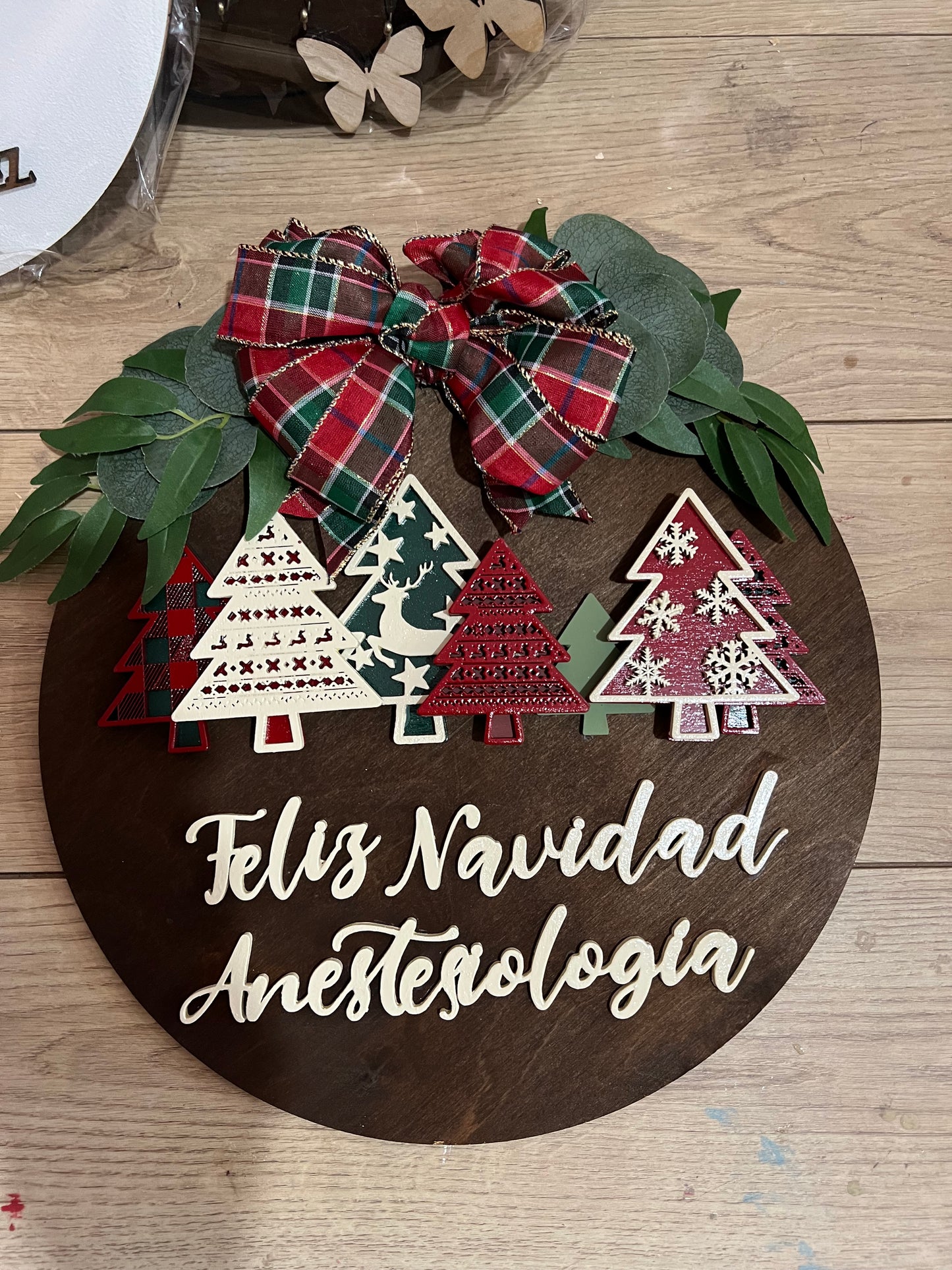 Colgante navidad personalizado