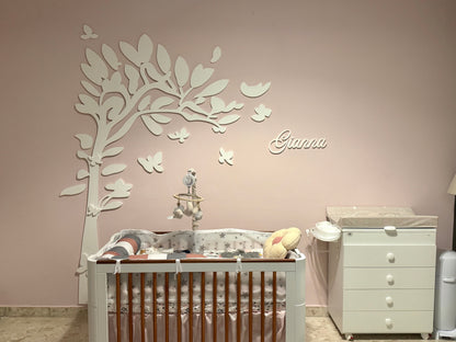 Arbol de pared con nombre