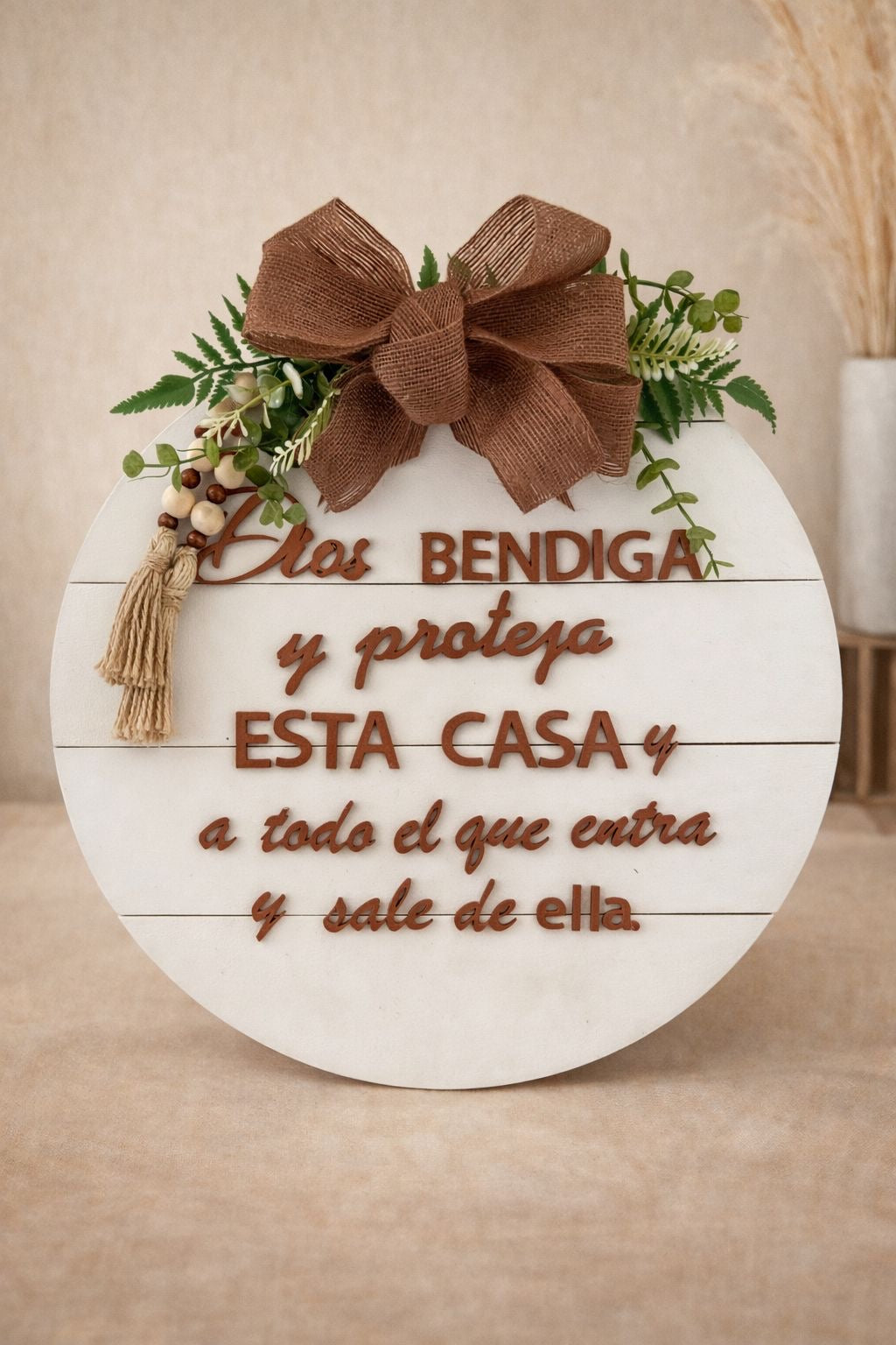 Colgante para puerta de casa