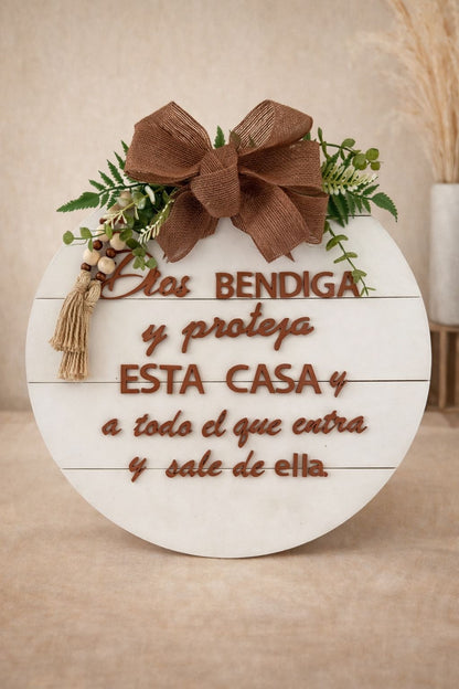 Colgante para puerta de casa