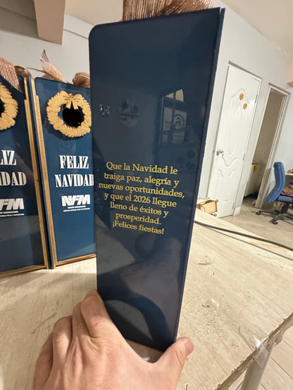 Vinera personalizada en acrilico y madera