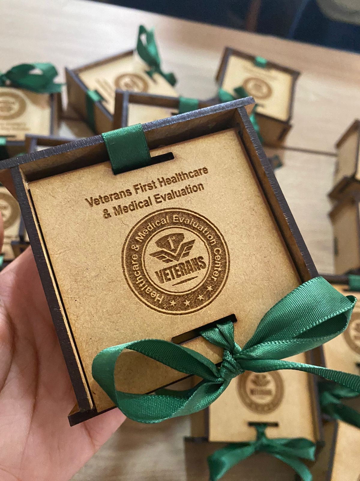 Customized Award gift wooden box