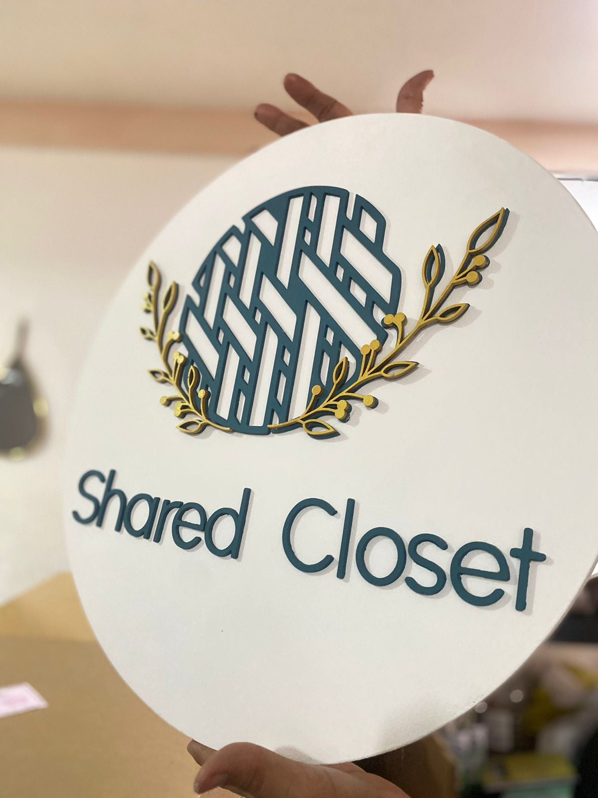 door hangers for business Shared closet brand