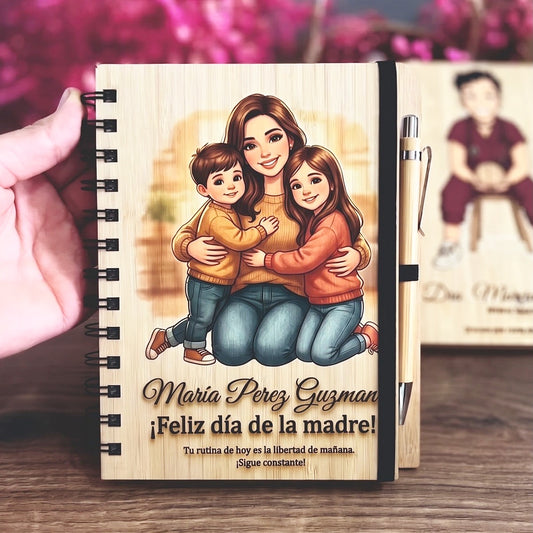 Libretas personalizadas caricaturas de personas