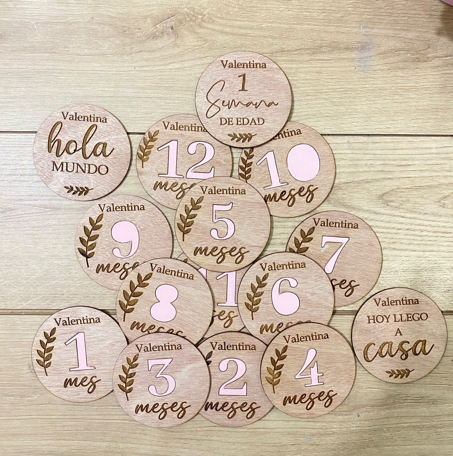 Baby Born Months count tags
