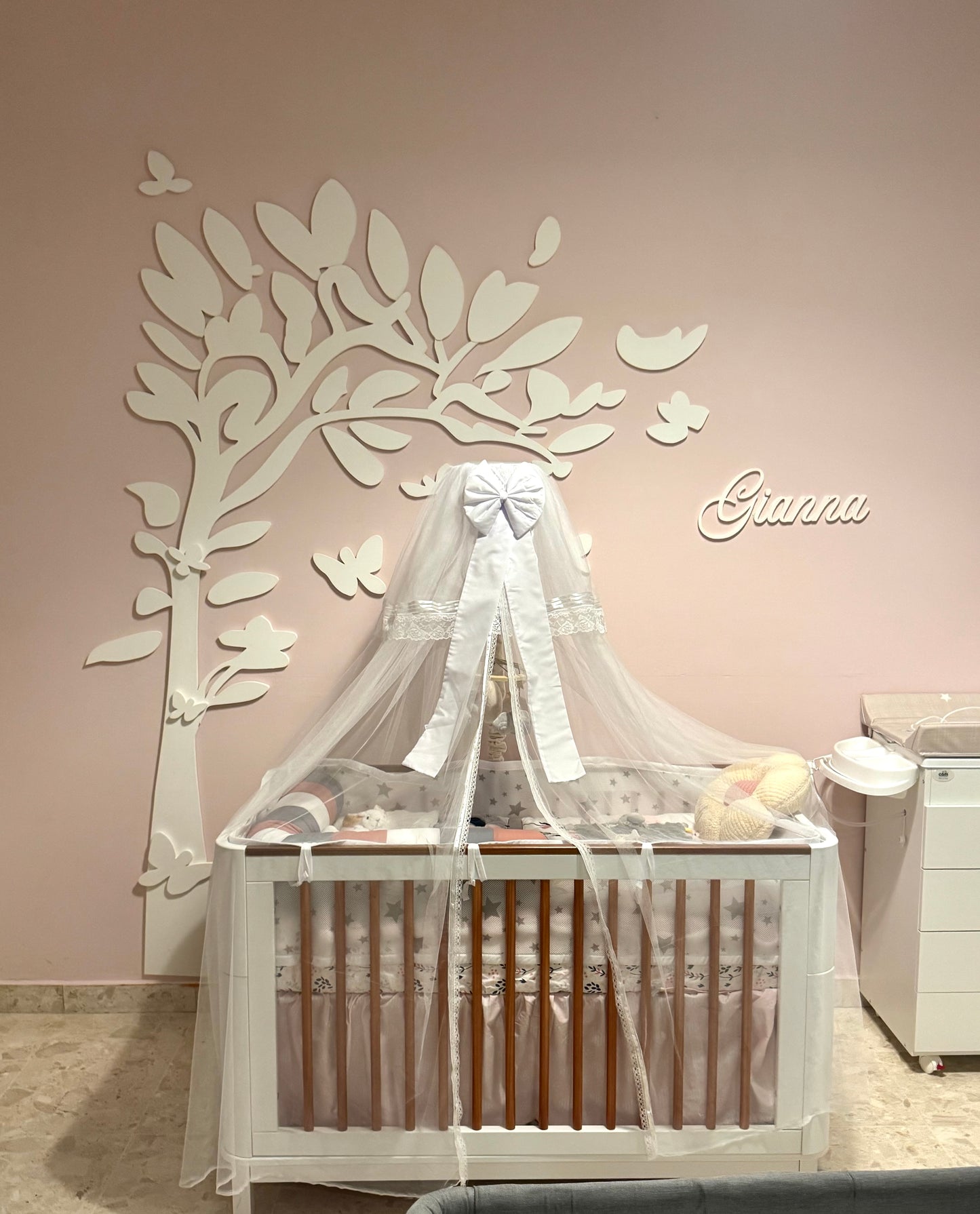 Arbol de pared con nombre