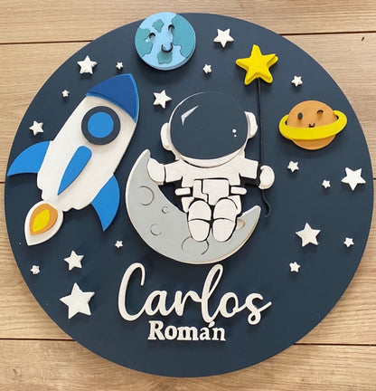 Colgante personalizado para habitación del niño