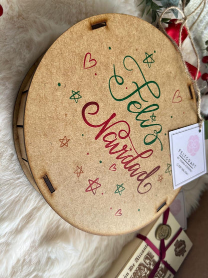 Canasta Navidad personalizada