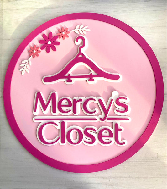 Mercys Letrero door hangers for business