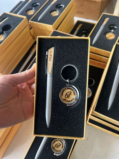Porta lapicero personalizado en madera