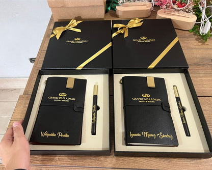 Libretas personalizadas en leather