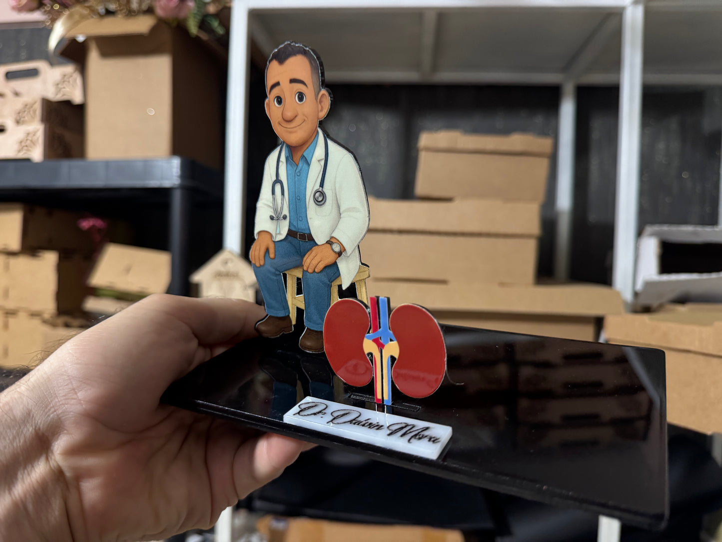 Placas de reconocimientos a color