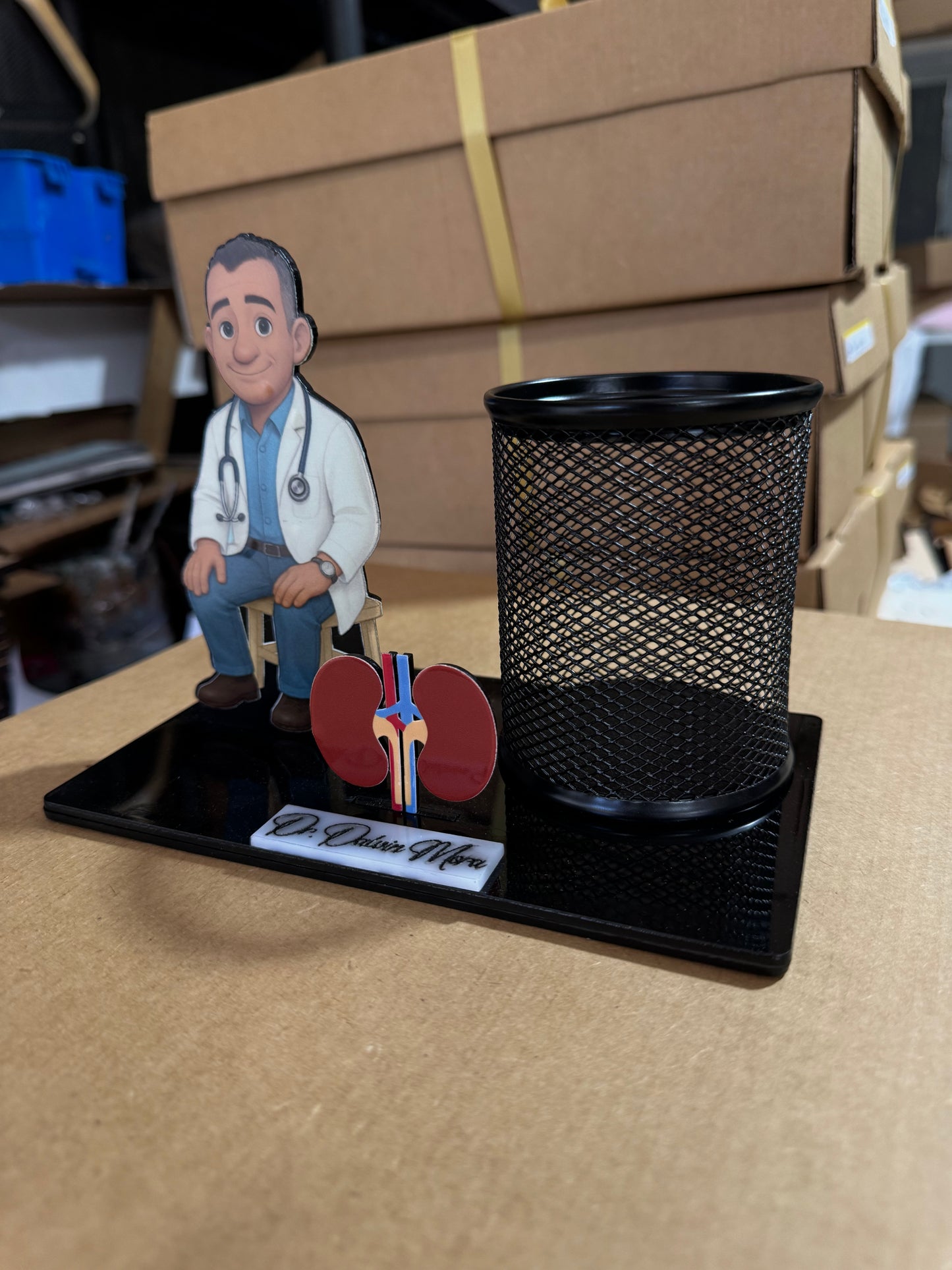 Placas de reconocimientos a color