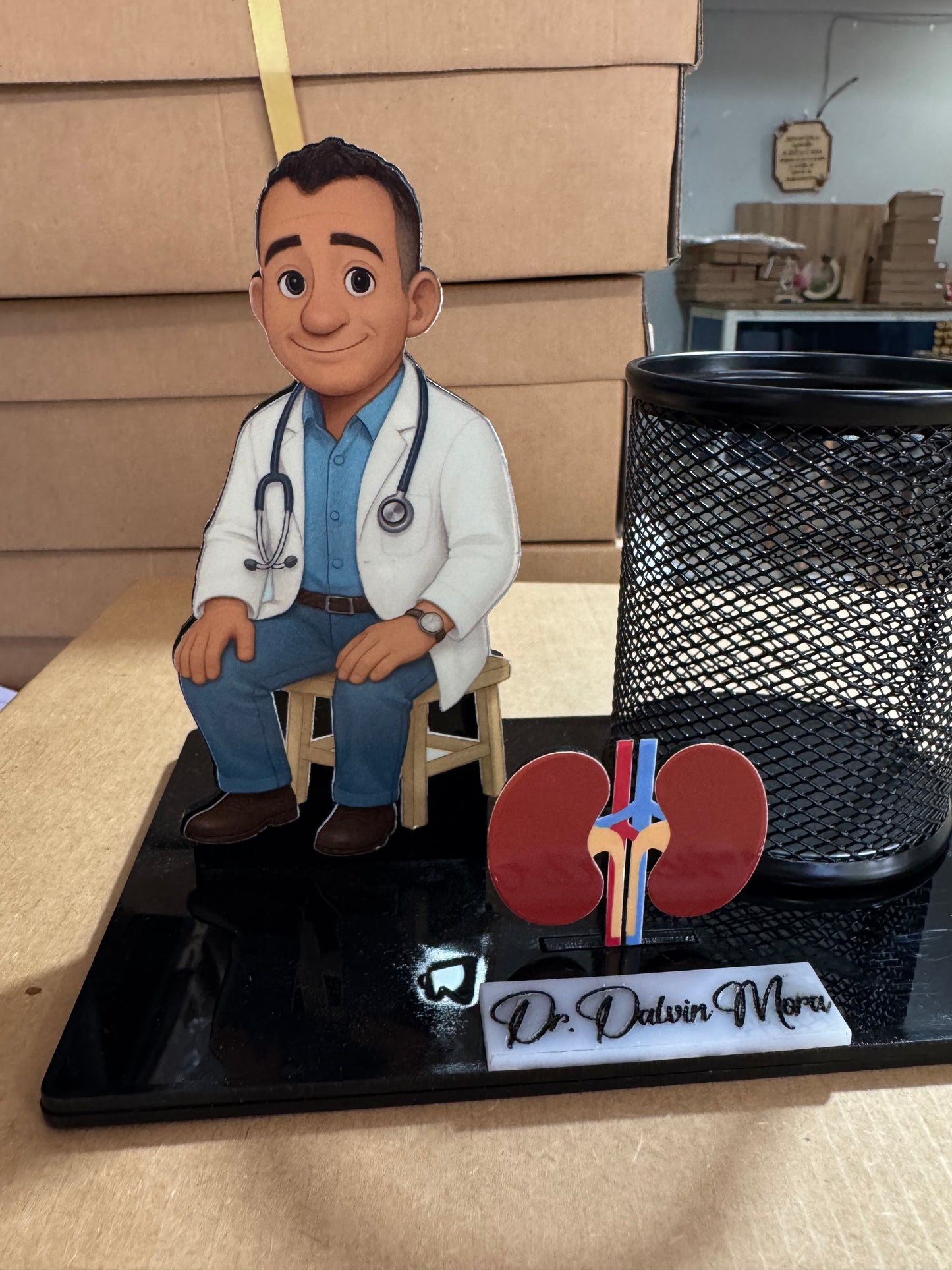 Placas de reconocimientos a color