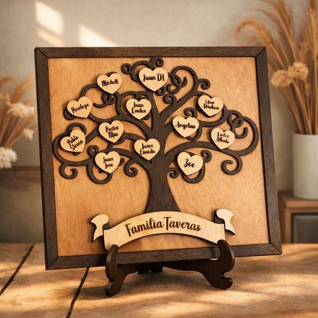 Arbol de la vida en madera personalizado