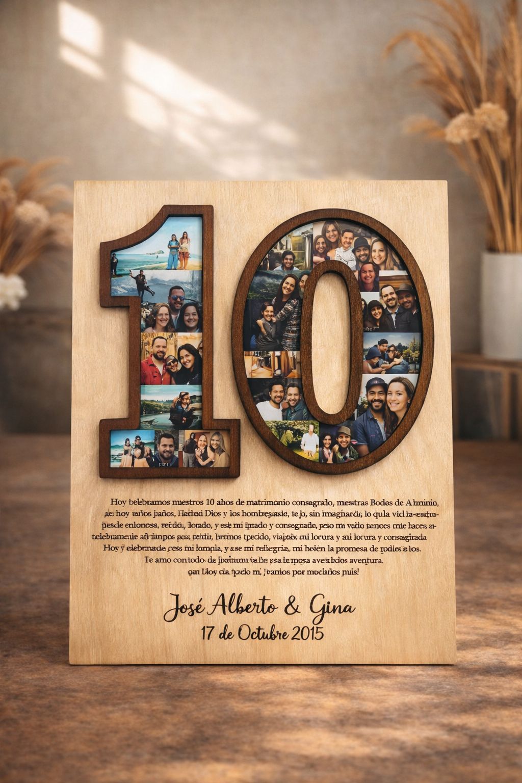 Regalo personalizado de aniversario