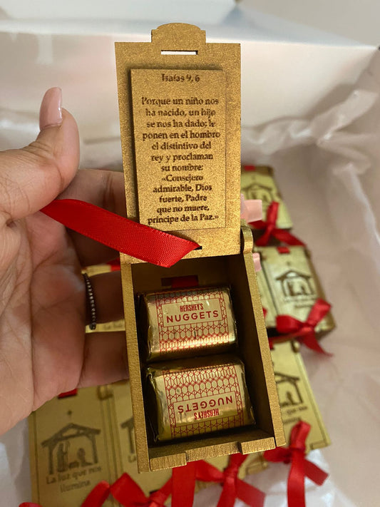 Mini caja de regalo personalizada