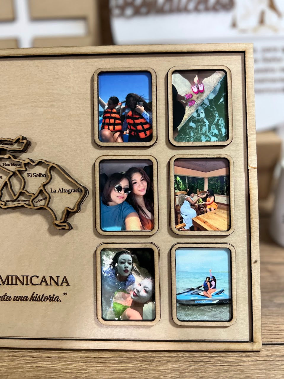 Mapa de recuerdos de republica dominicana