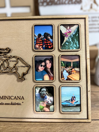 Mapa de recuerdos de republica dominicana