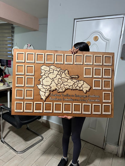 Mapa Republica Dominicana personalizado