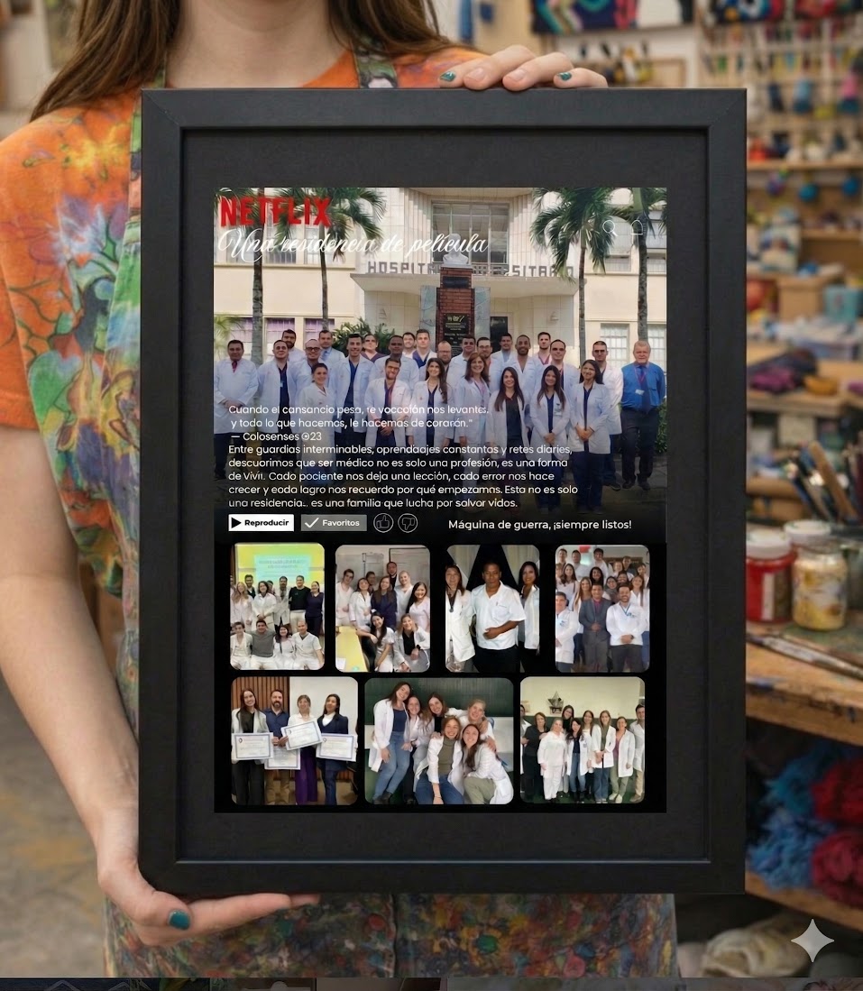 Souvenir de promocion residentes de medicina netflix