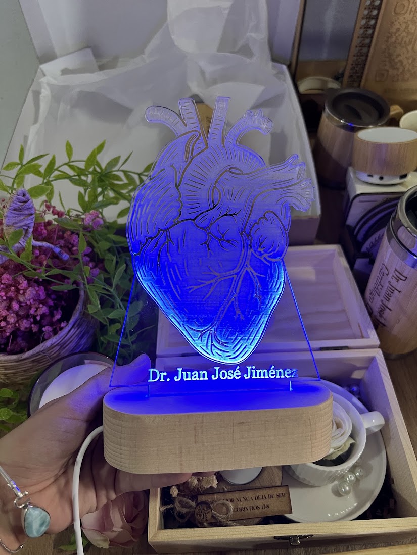 Lampara personalizada para medicos