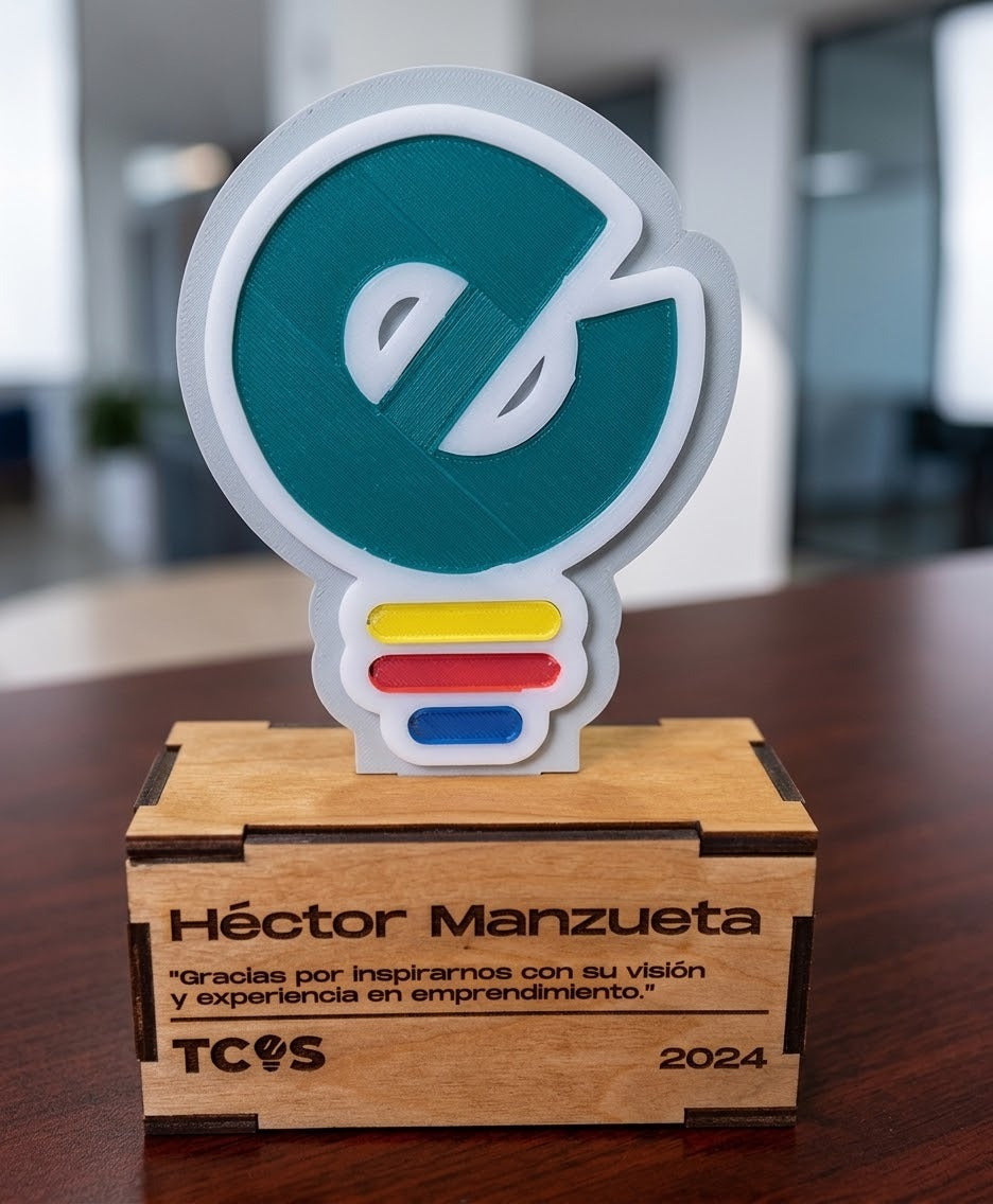 Reconocimiento personalizado en acrilico