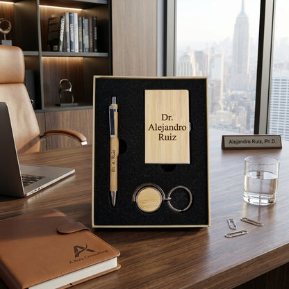 Souvenir set de llavero con lapicero empresarial
