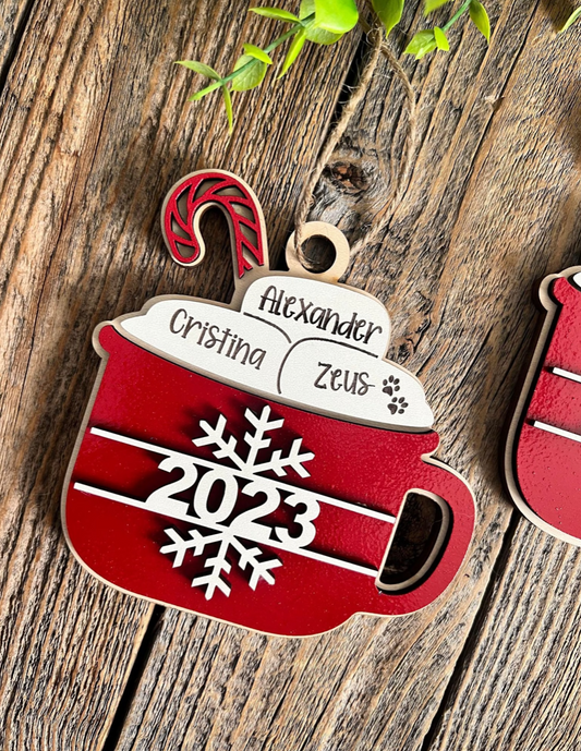 Hot Cocoa Ornaments For Christmas Tree