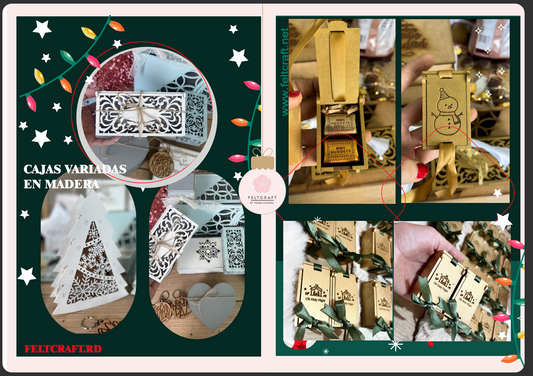 Regalos madera navidad republica dominicana